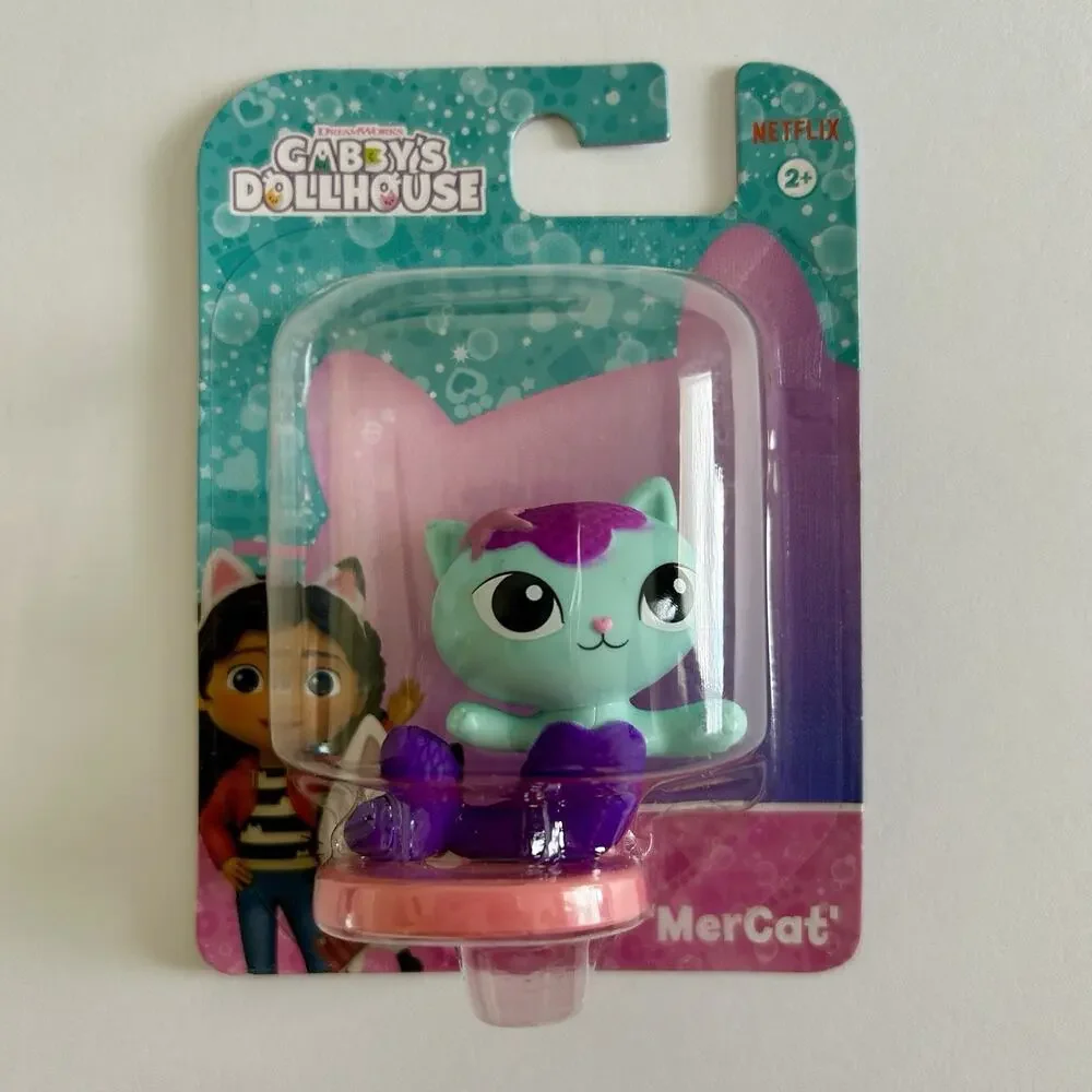 NEW Gabby’s Dollhouse Birthday Cake Topper Set 4 Figures Matching Candles SEALED
